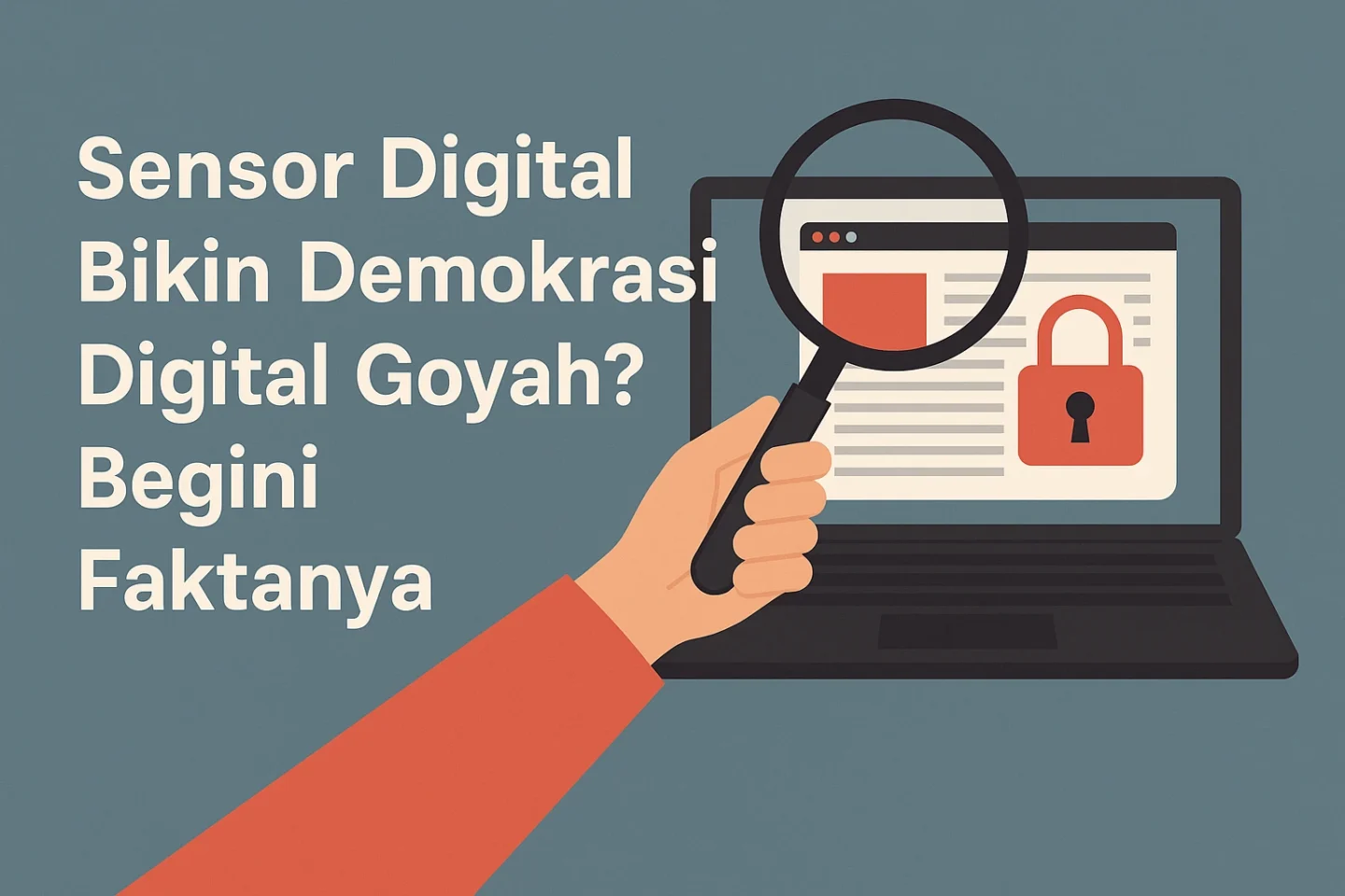 Sensor Digital dan Ancaman Baru untuk Kebebasan Informasi di Era Demokrasi Digital