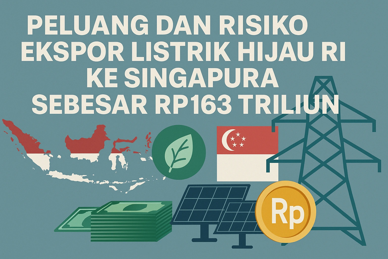 ekspor listrik hijau RI ke Singapura