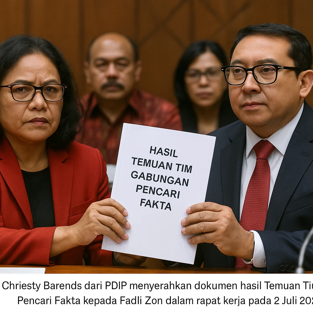 pemerkosaan massal 1998, dokumen TGPF 98, PDIP serahkan dokumen ke Fadli Zon, Fadli Zon pemerkosaan Mei 98, tragedi Mei 1998 DPR, permintaan maaf Fadli Zon, kekerasan terhadap perempuan 1998, Komisi X DPR RI