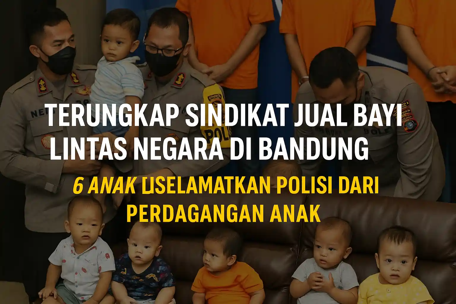 sindikat jual bayi, perdagangan anak, adopsi ilegal, TPPO Indonesia, bayi korban TPPO, penjualan bayi Bandung, sindikat jual bayi lintas negara