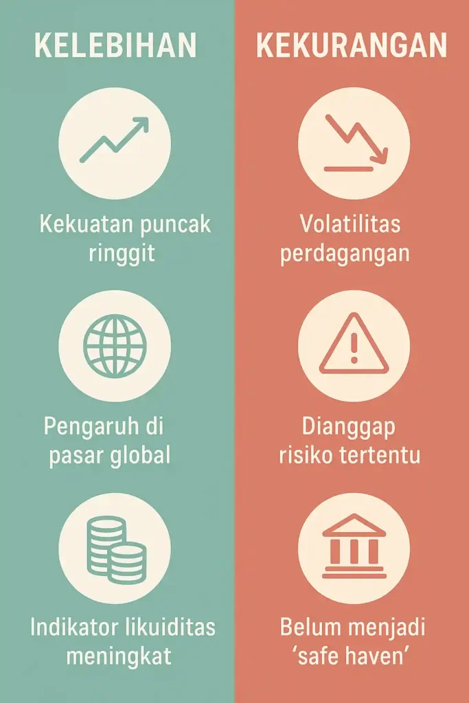 Infografis Pro dan Kontra Ringgit Masuk Daftar 20 Mata Uang Dunia