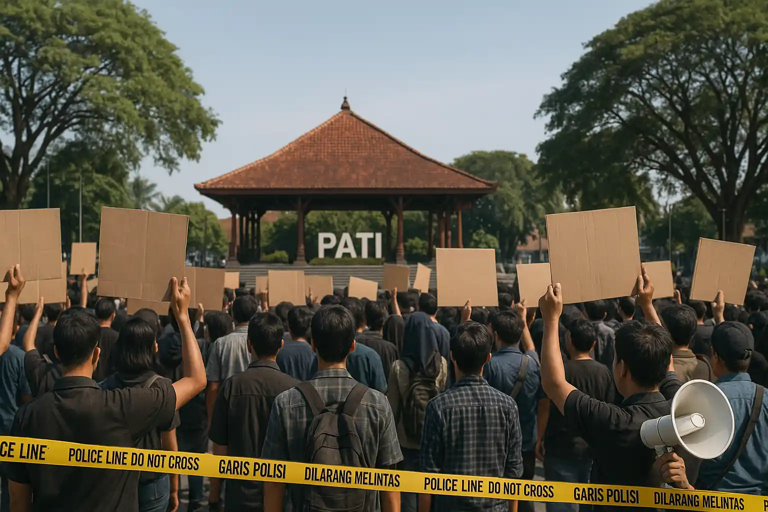 demo Pati, kritik, kebijakan bupati pati